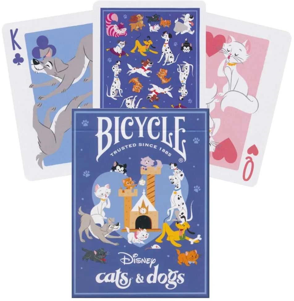 Bicycle Disney Šunys ir Katės žaidimo kortos – šeimai, pokeriui, kolekcijai