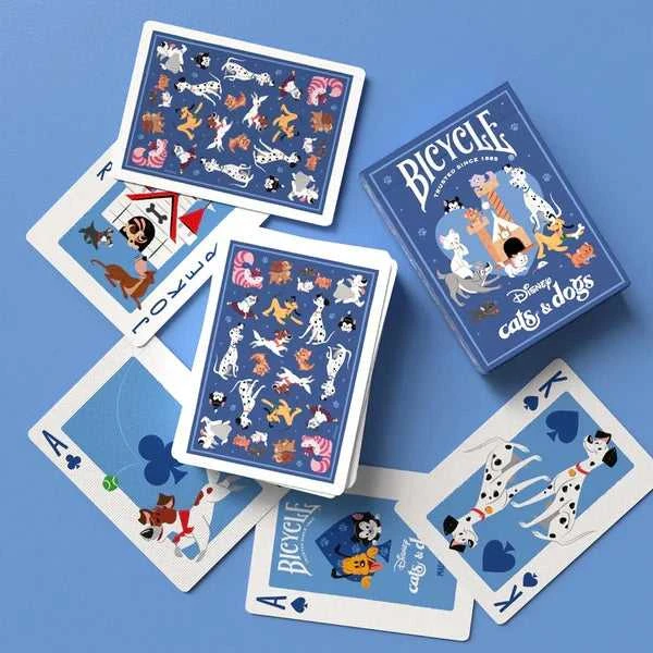 Bicycle Disney Šunys ir Katės žaidimo kortos – šeimai, pokeriui, kolekcijai