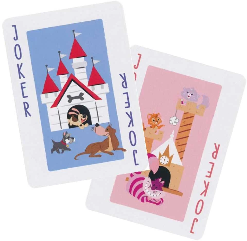Bicycle Disney Šunys ir Katės žaidimo kortos – šeimai, pokeriui, kolekcijai
