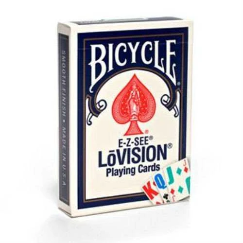 Bicycle E-Z-SEE LoVision Žaidimų Kortos (Mėlynos)