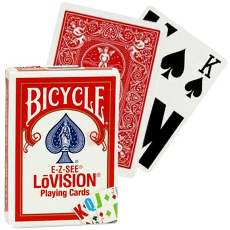 Bicycle E-Z-SEE LoVision Žaidimų Kortos (Mėlynos)