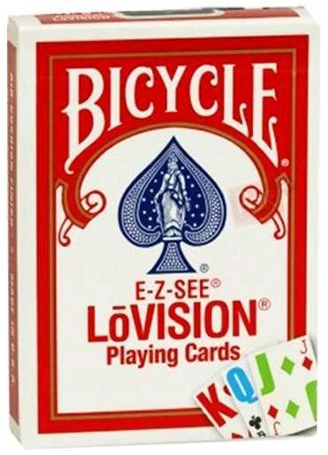 Bicycle E-Z-SEE LoVision Žaidimų Kortos (Mėlynos)