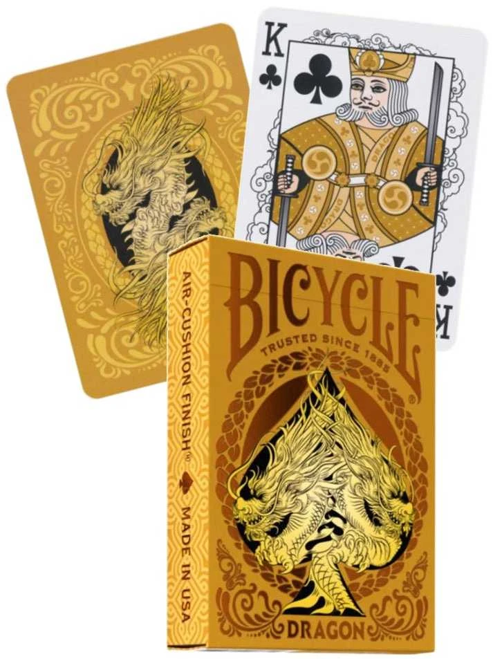 Bicycle Gold Dragon Žaidimų Kortos