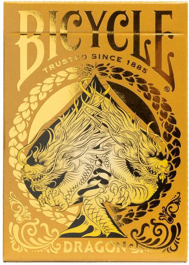 Bicycle Gold Dragon Žaidimų Kortos
