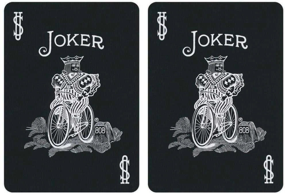 Bicycle Juodas Tiger Revival Edition Žaidimo Kortos