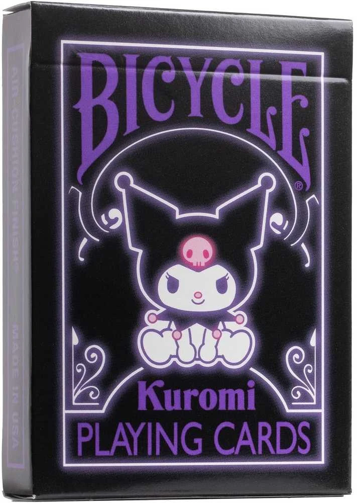 Bicycle Kuromi žaidimo kortos – Sanrio kolekcionieriams ir pokeriui