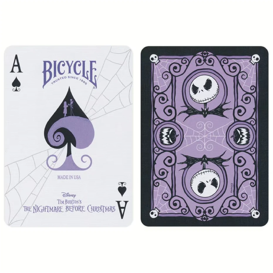 Bicycle Nightmare Before Christmas kolekcinės žaidimo kortos – magijai