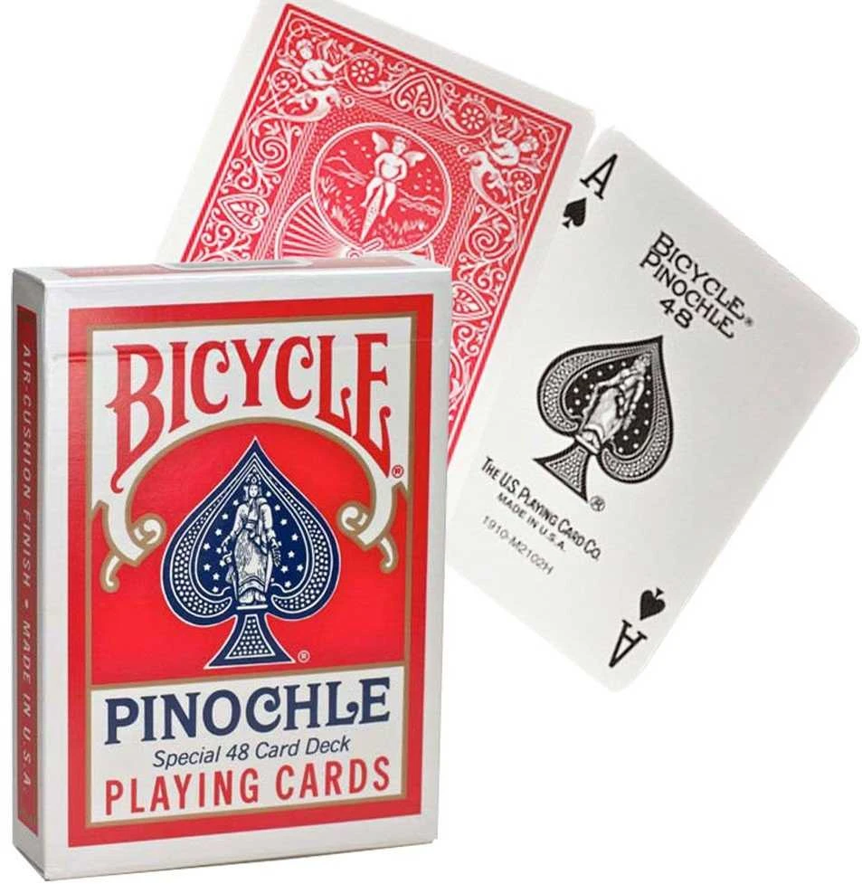 Bicycle Pinochle Standard Žaidimų Kortos (Mėlynos)
