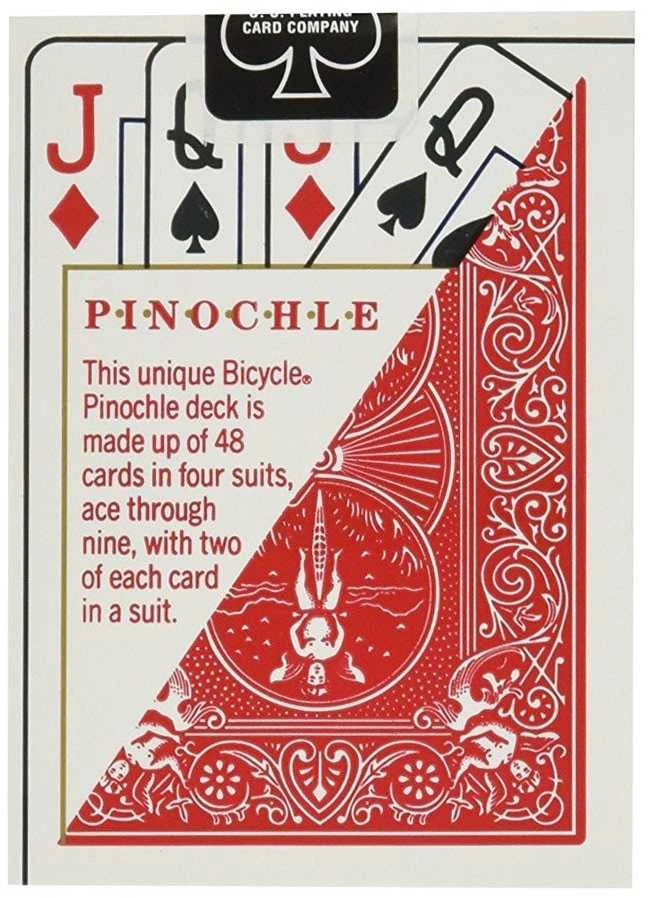Bicycle Pinochle Standard Žaidimų Kortos (Mėlynos)