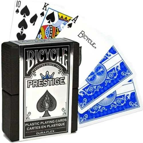 Bicycle Prestige Standard Pokerio Kortos Dėžutėje (Mėlynos)