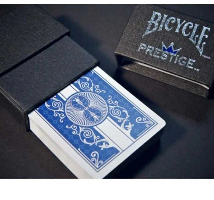 Bicycle Prestige Standard Pokerio Kortos Dėžutėje (Mėlynos)