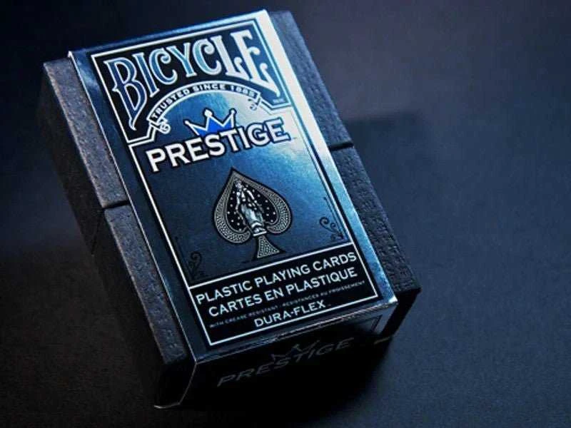 Bicycle Prestige Standard Pokerio Kortos Dėžutėje (Mėlynos)