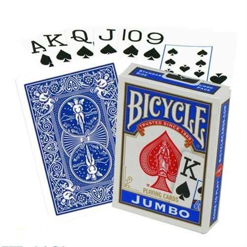 Bicycle Rider Jumbo Pokerio Kortos (Raudonos)