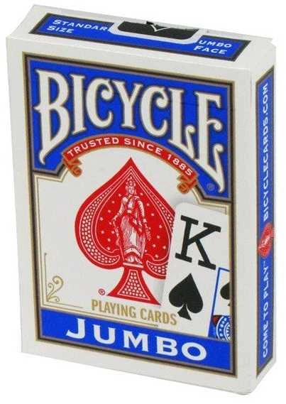 Bicycle Rider Jumbo Pokerio Kortos (Raudonos)
