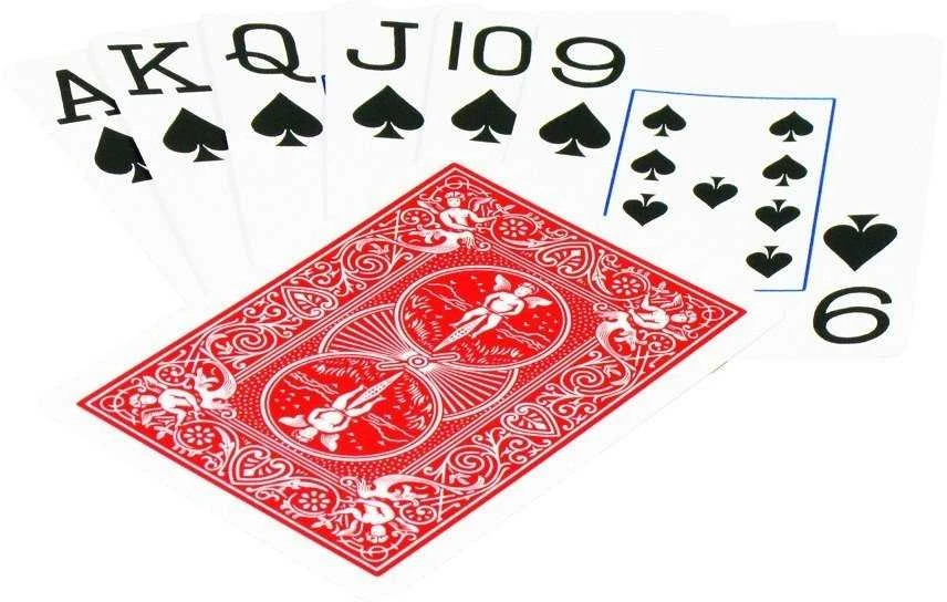 Bicycle Rider Jumbo Pokerio Kortos (Raudonos)