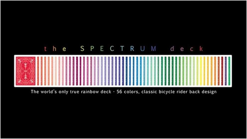 Bicycle Spectrum kortos – vaivorykštės nugarėlės, magams ir kolekcionieriams