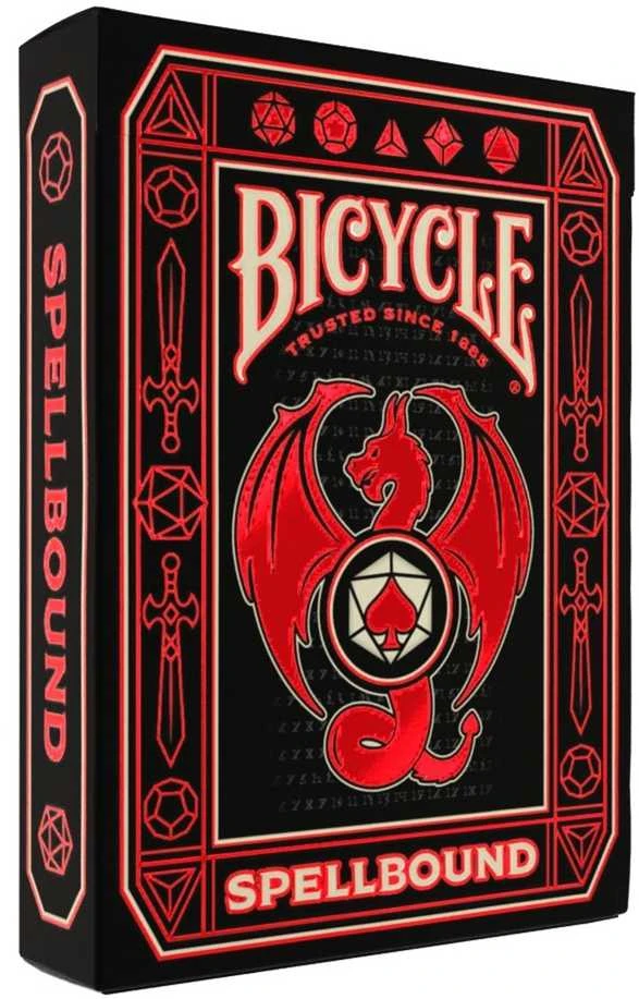 Bicycle Spellbound žaidimo kortos – magijos tema, D&D, pokeriui