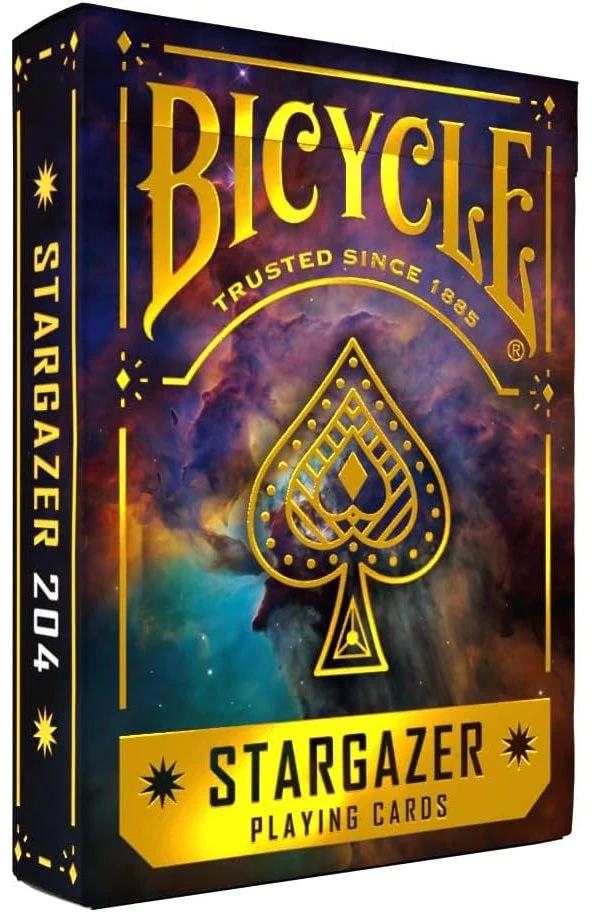 Žaidimų Kortos - Bicycle Stargazer 204 Kaladė Su Air-Cushion® Apdaila, Kosminis Dizainas