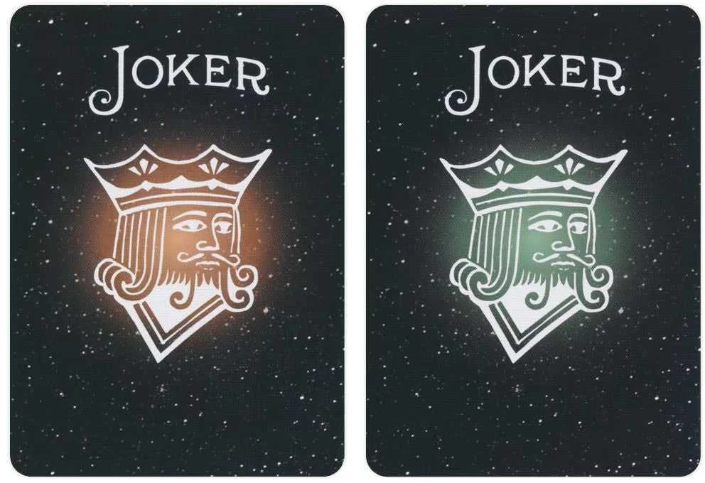 Bicycle Stargazer žaidimo kortos su Carina ūko dizainu – pokeriui, triukams
