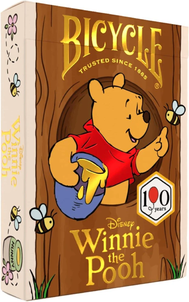 Bicycle „Winnie the Pooh“ žaidimo kortų kaladė (Disney), 52+2 džokeriai