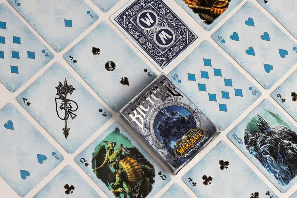 Bicycle World of Warcraft Cards: The Lich King žaidimo kortos