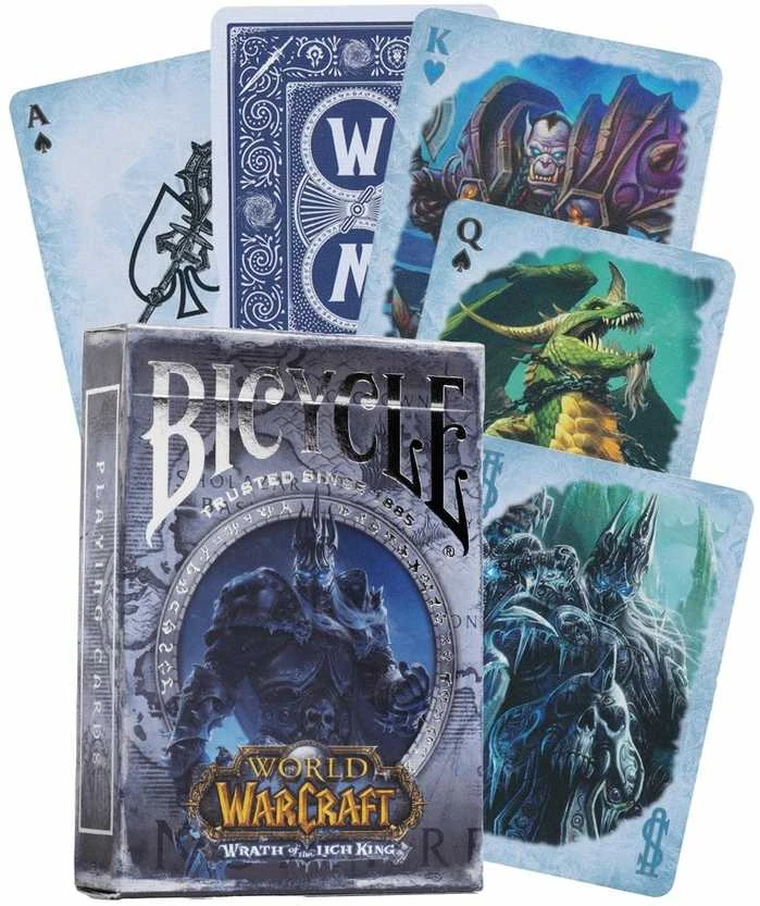 Bicycle World of Warcraft Cards: The Lich King žaidimo kortos