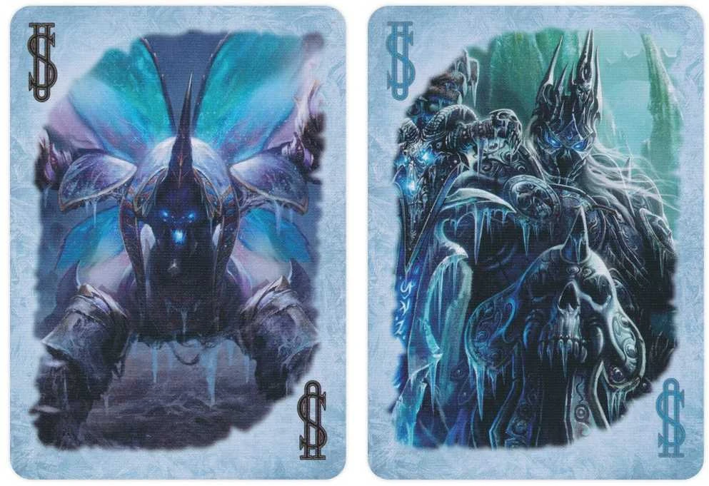 Bicycle World of Warcraft Cards: The Lich King žaidimo kortos