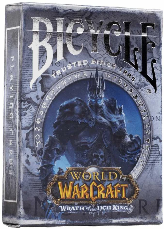 Bicycle World of Warcraft Cards: The Lich King žaidimo kortos