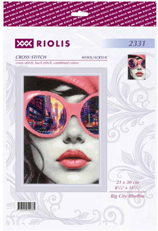 Big City Rhythm. Siuvinėjimo rinkinys iš RIOLIS Nr.: 2331