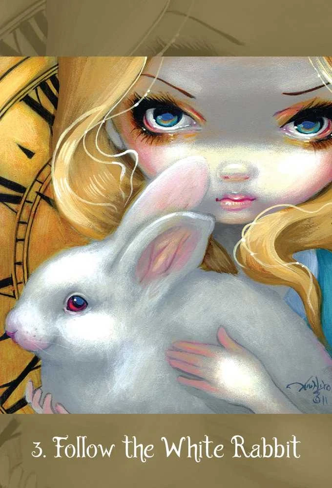 Blue Angel Mėlyna Angel Alice: Stebuklų šalies kišeninės orakulo kortos Mėlyna Angel (45 kort.)