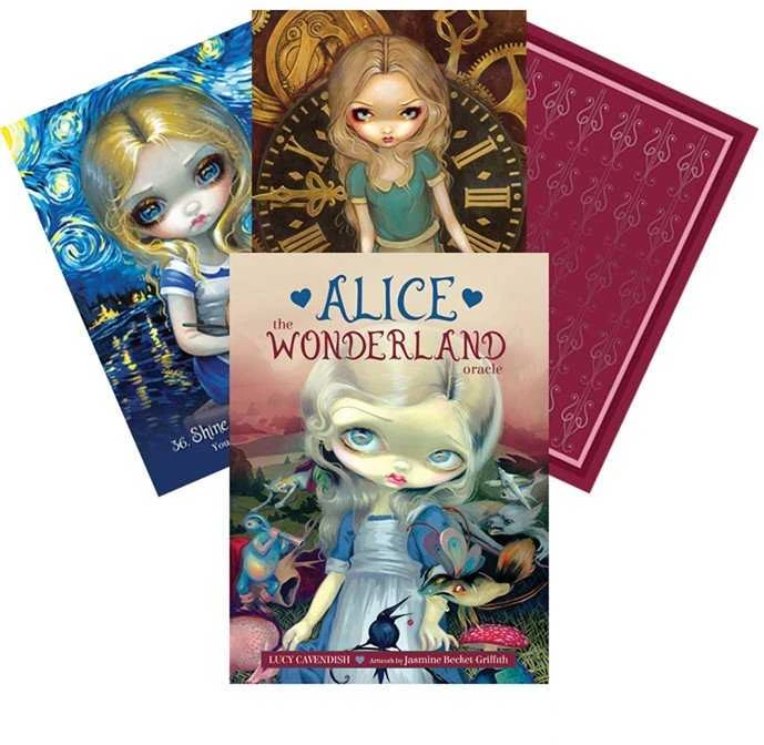 Blue Angel Mėlyna Angel Alice: The Wonderland Tarot kortos