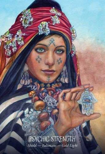 Blue Angel Mėlyna Angel Mėlyna Angel Ancestor Spirit Oracle Kortos
