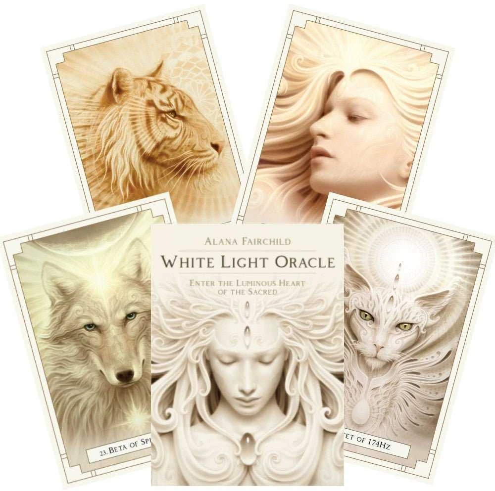 Blue Angel Mėlyna Angel Mėlyna Angel Baltas Light Oracle Kortos