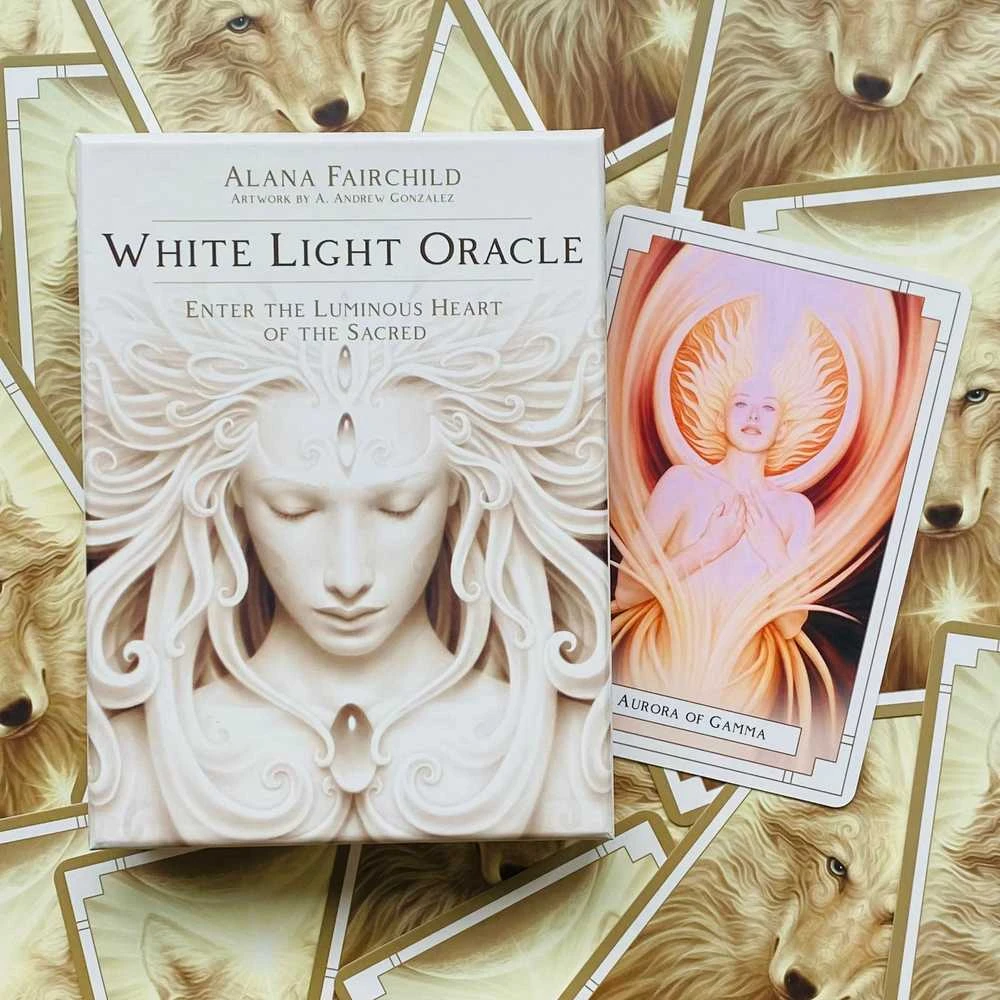 Blue Angel Mėlyna Angel Mėlyna Angel Baltas Light Oracle Kortos