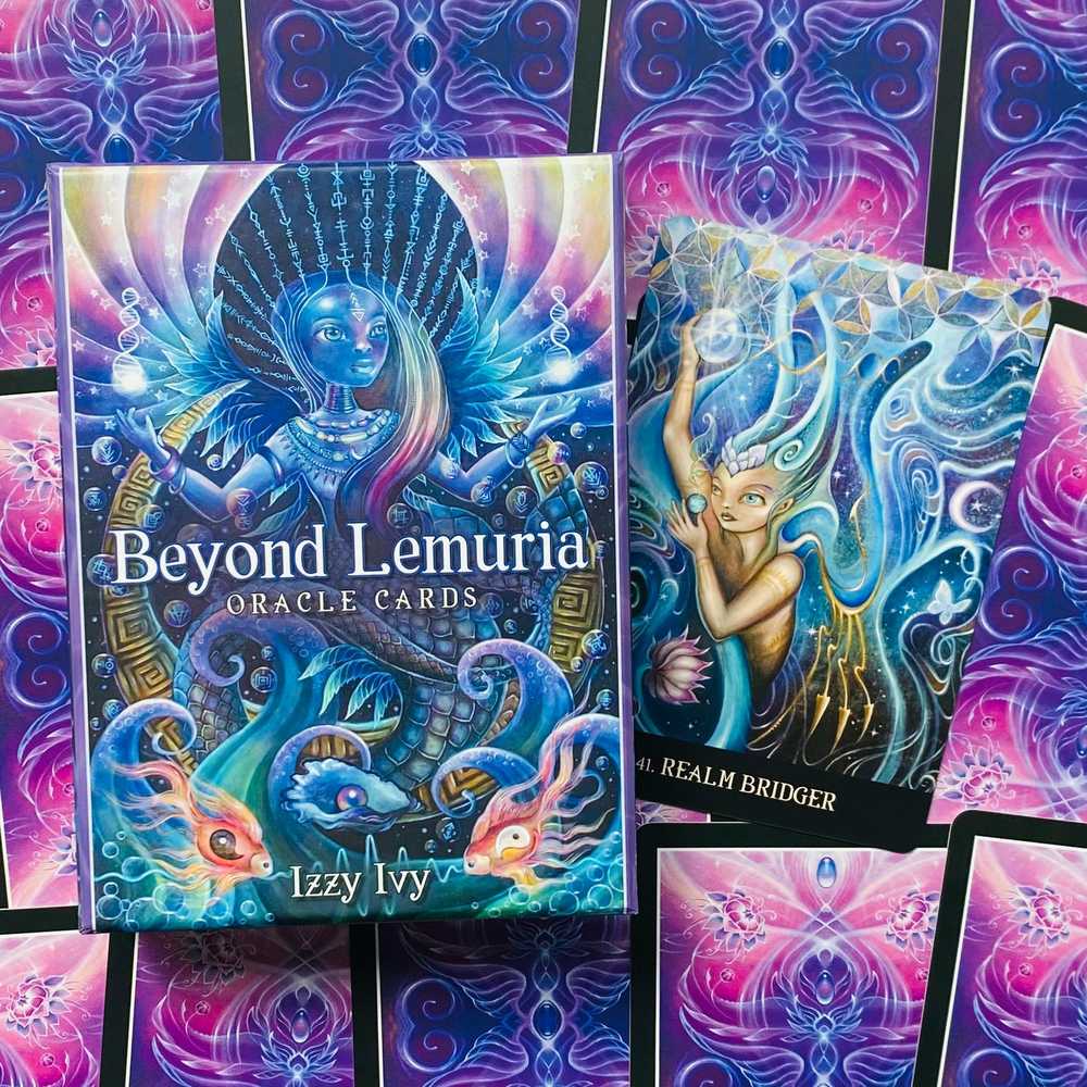 Blue Angel Mėlyna Angel Mėlyna Angel Beyond Lemuria Oracle kortos