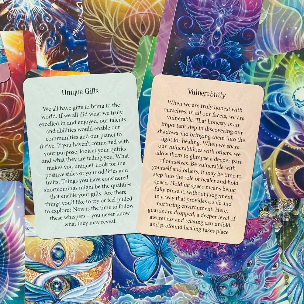 Blue Angel Mėlyna Angel Mėlyna Angel Beyond Lemuria Oracle Pocket Kortos