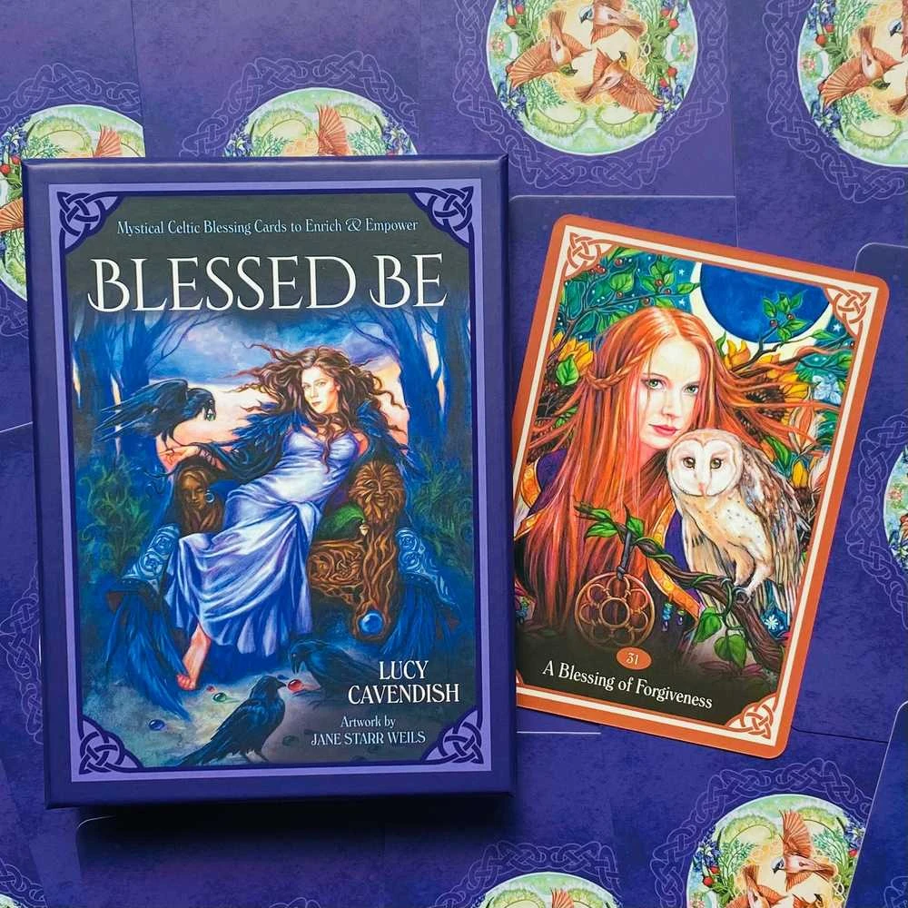 Blue Angel Mėlyna Angel Mėlyna Angel Blessed Be Taro Kortos