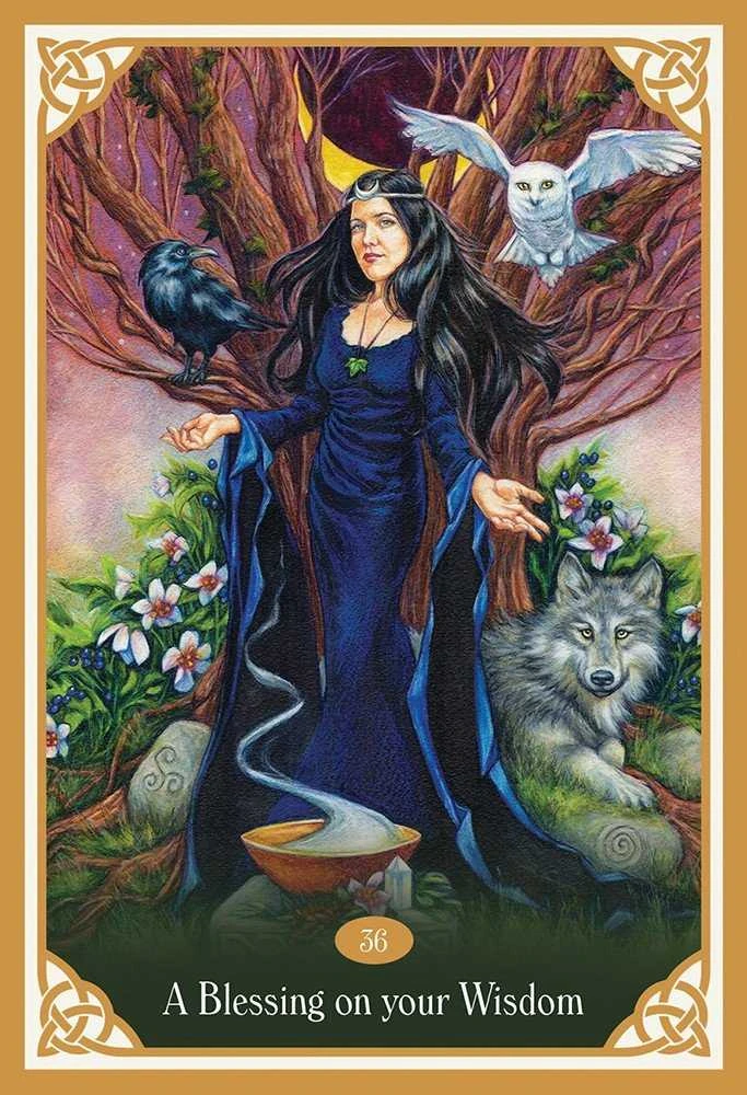 Blue Angel Mėlyna Angel Mėlyna Angel Blessed Be Taro Kortos