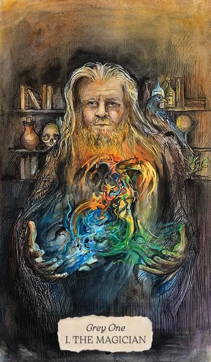 KNYGA Blue Angel Mėlyna Angel Kolekcionuojamos Kortelės - Bonestone & Earthflesh Tarot Cards 79 Kortos, 384 Puslapių Gidas, Mėlynas Angelas