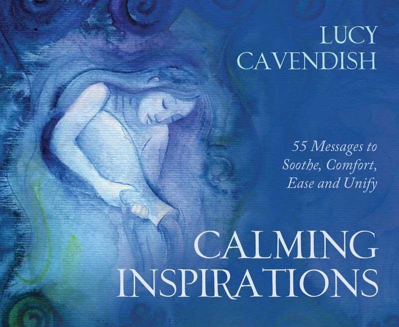 Blue Angel Mėlyna Angel Mėlyna Angel Calming Inspirations Mini Oracle Kortos