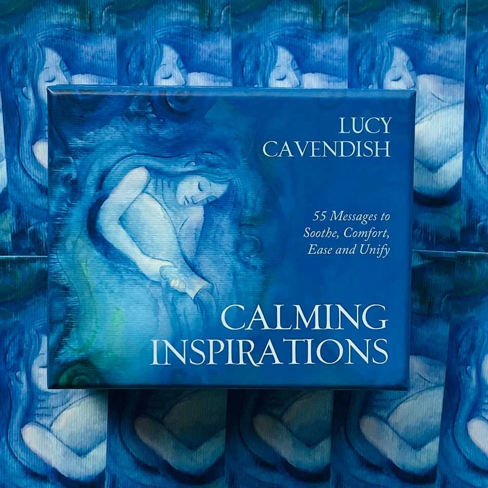 Blue Angel Mėlyna Angel Mėlyna Angel Calming Inspirations Mini Oracle Kortos