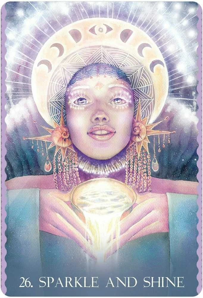 Blue Angel Mėlyna Angel Mėlyna Angel Cosmic Dancer Oracle Kortos