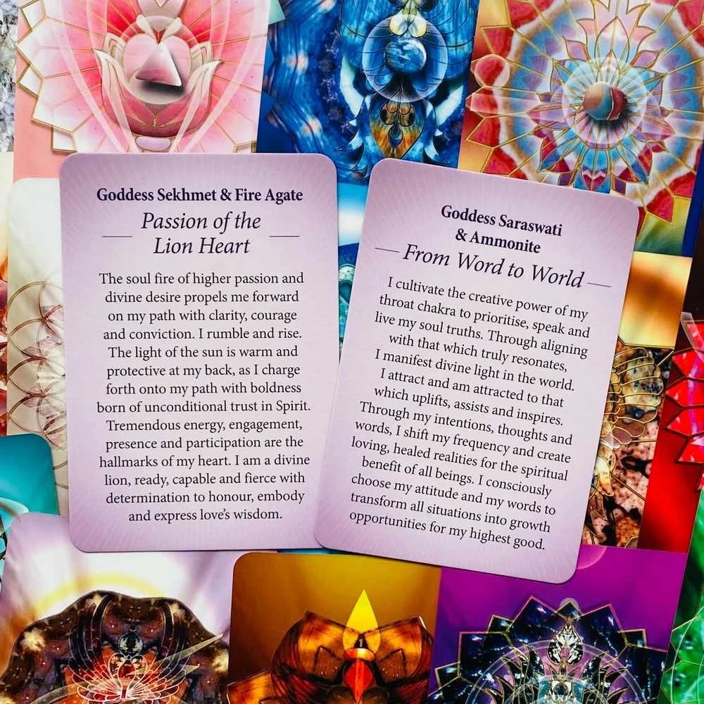 Blue Angel Mėlyna Angel Crystal Mandala Activation Kortos Mėlyna Angel
