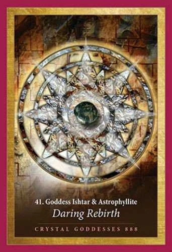 Blue Angel Mėlyna Angel Crystal Mandala Oracle Kortos Mėlyna Angel
