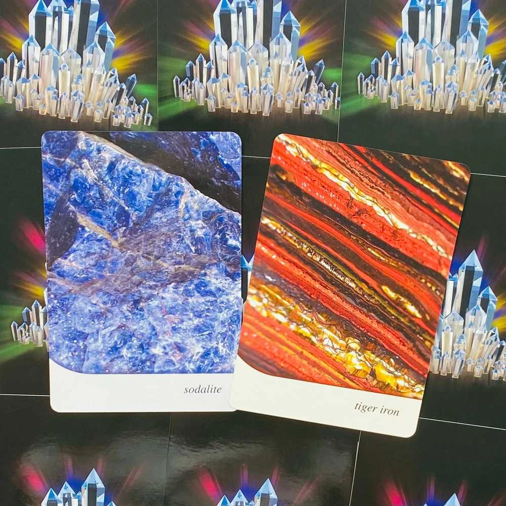 Blue Angel Mėlyna Angel Crystal Oracle Kortos Mėlyna Angel
