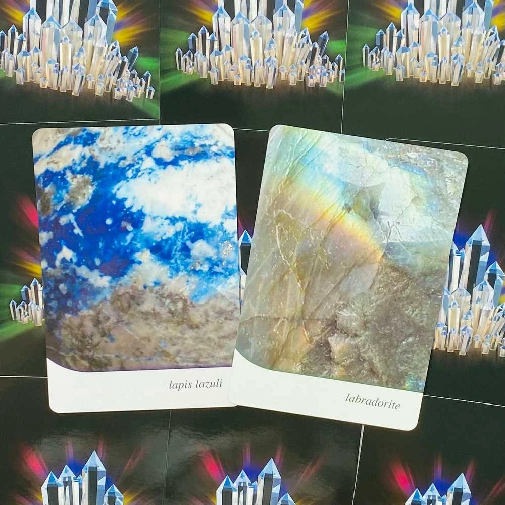 Blue Angel Mėlyna Angel Crystal Oracle Kortos Mėlyna Angel