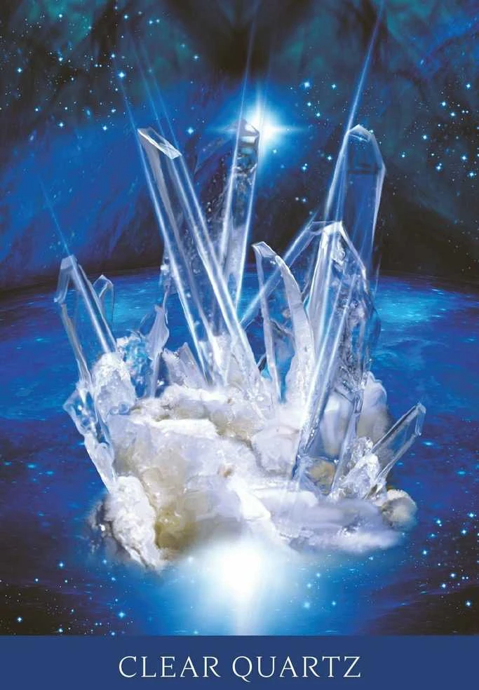 Blue Angel Mėlyna Angel Mėlyna Angel Crystal Oracle Kortos Antrasis Leidimas