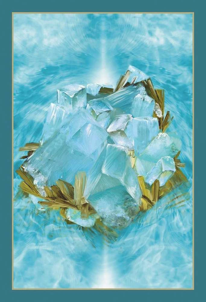 Blue Angel Mėlyna Angel Mėlyna Angel Crystal Oracle Kortos Antrasis Leidimas