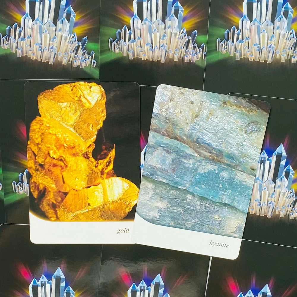 Blue Angel Mėlyna Angel Crystal Oracle Kortos Mėlyna Angel