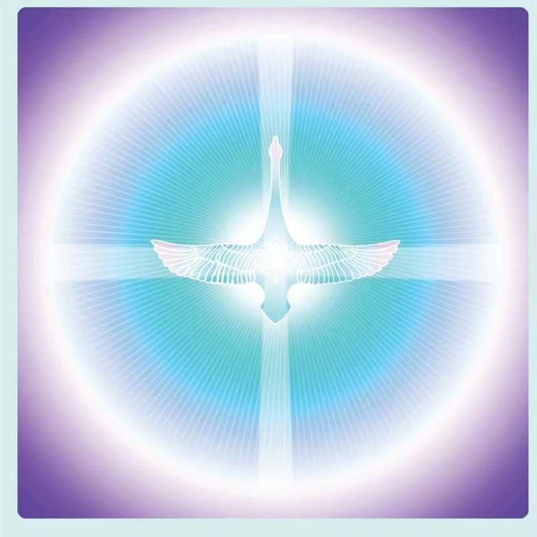 Blue Angel Mėlyna Angel Mėlyna Angel Dimensions Of Light Oracle Kortos